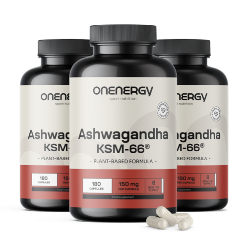 3x Ashwagandha KSM-66®, összesen 540 kapszula