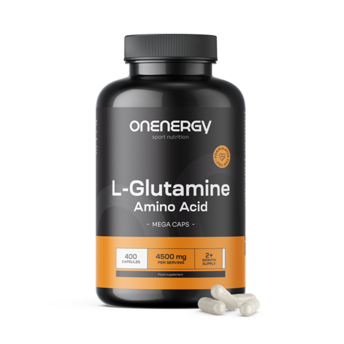 L-glutamin 4500 mg MEGA CAPS, 400 kapszula