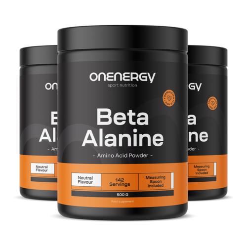 3x Béta-alanin por, összesen 1500 g