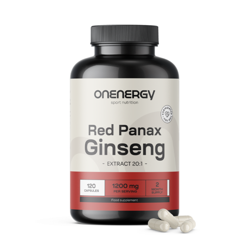Red Panax Ginseng - vörös ginzeng kivonat 1200 mg, 120 kapszula