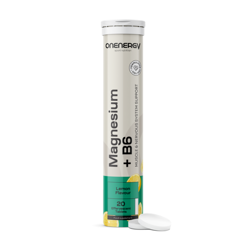 Magnézium + B6-vitamin – pezsgőtabletta, 20 pezsgőtabletta