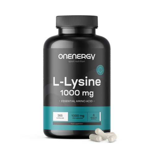 L-lizin 1000 mg, 365 kapszula