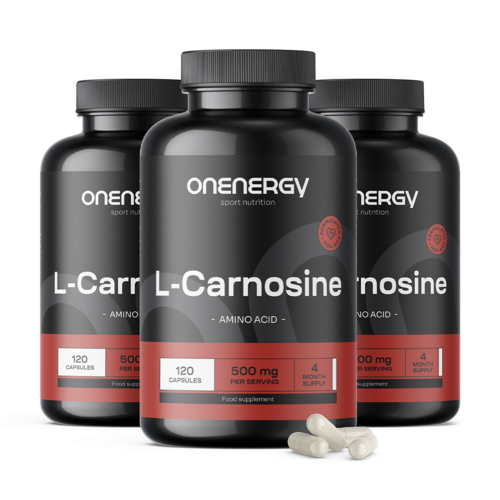 3x L-karnozin 1000 mg, összesen 360 kapszula