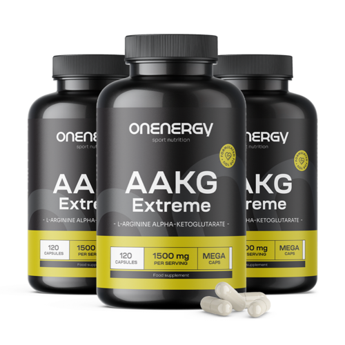 3x AAKG Extreme 1400 mg MEGA CAPS, összesen 360 kapszula