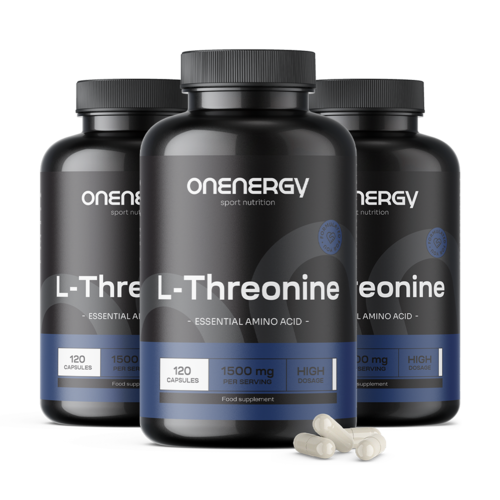 3x L-treonin 1500 mg, összesen 360 kapszula