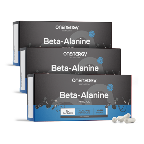 3x Béta-alanin 4000 mg, összesen 180 kapszula