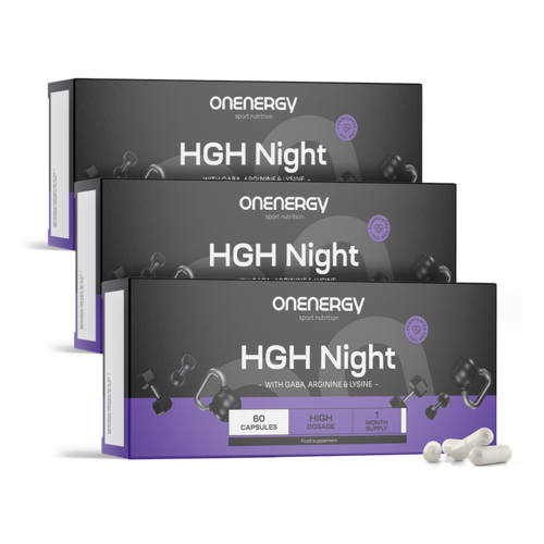 3x HGH Night – Natural HGH Booster, összesen 180 kapszula