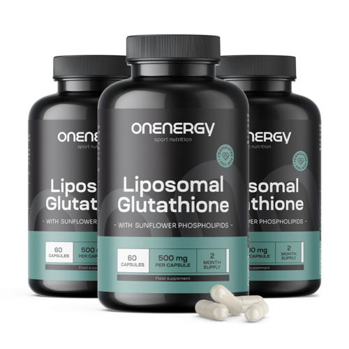 3x Liposzomás glutation 500 mg, összesen 180 kapszula