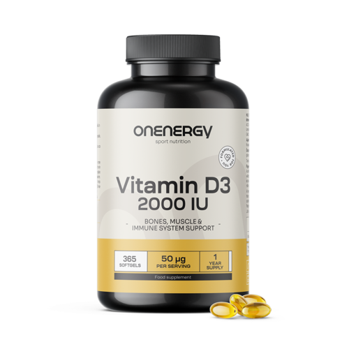 D3-vitamin 2000 NE, 365 lágy kapszula