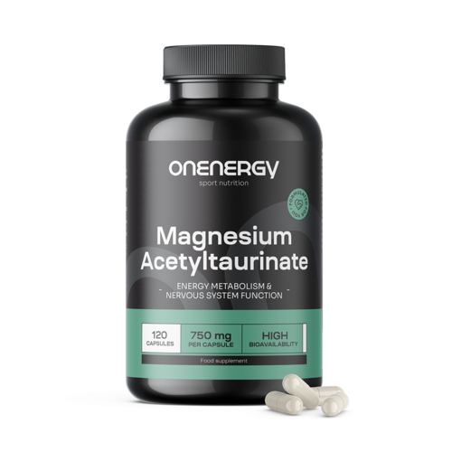 Magnézium-acetil-taurát 750 mg, 120 kapszula