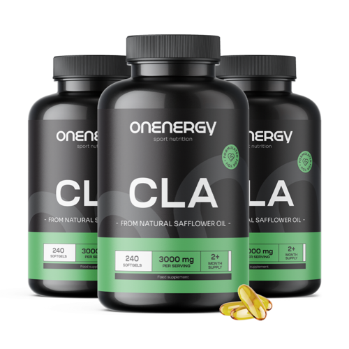 3x CLA 3000 mg – konjugált linolsav, összesen 720 lágy kapszula