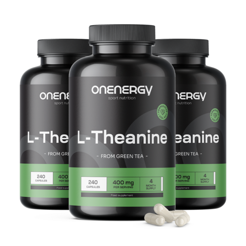 3x L-theanine 400 mg, összesen 720 kapszula