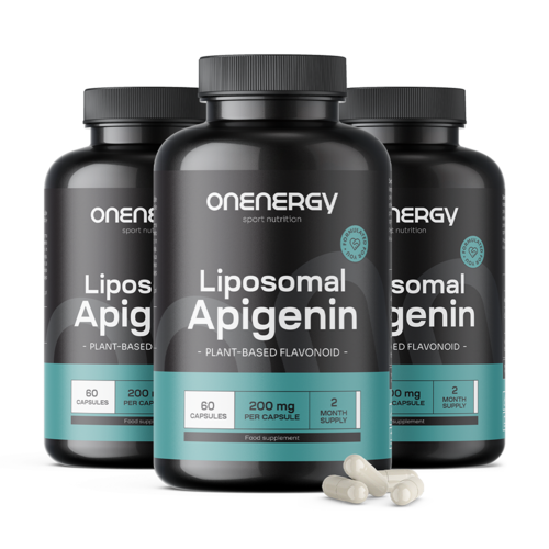 3x Liposzómális apigenin 200 mg, összesen 180 kapszula