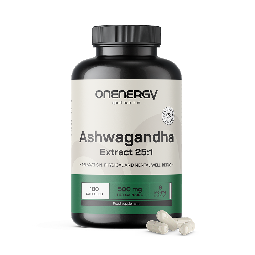 Ashwaganda 500 mg – kivonat 25:1