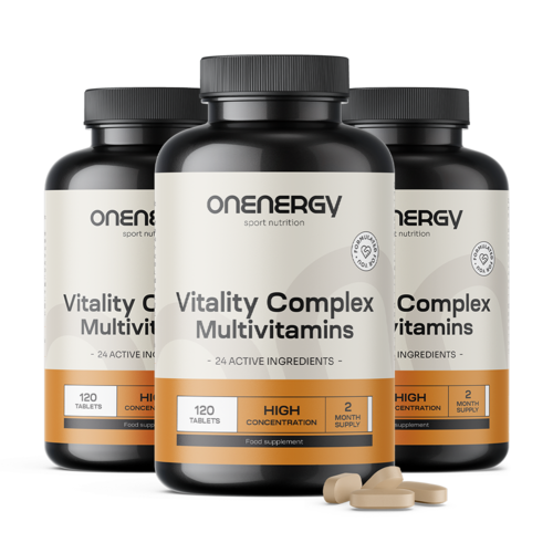 3x Vitality Complex – multivitamin, összesen 360 tabletta