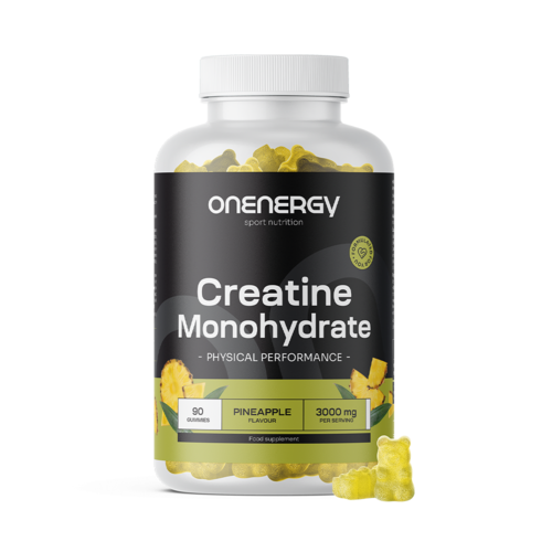 Kreatin-monohidrát 3000 mg – ananász, 90 gumicukor