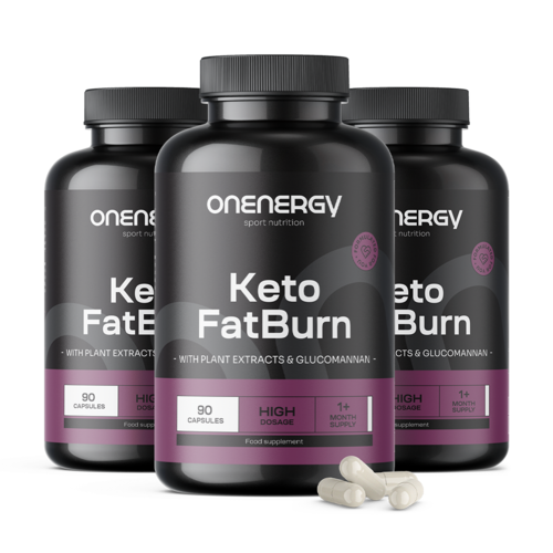 3x Keto FatBurn, összesen 270 kapszula