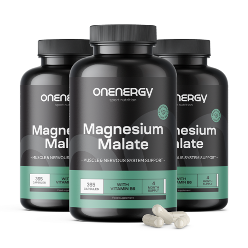 3x Magnézium-malát 2000 mg, összesen 1095 kapszula