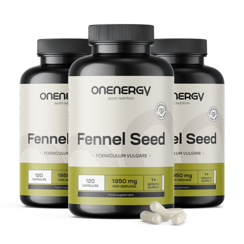 3x Édeskömény 1950 mg, összesen 360 kapszula