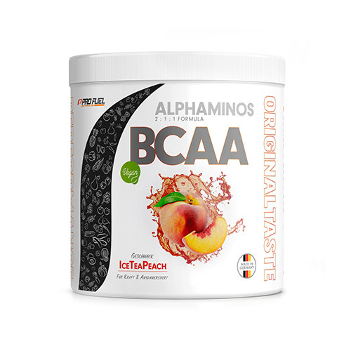 Vegán Alphaminos BCAA 2:1:1 - jégtea őszibarack.