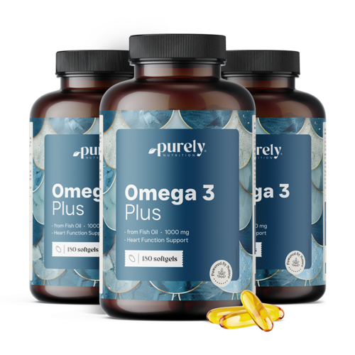 3x Omega-3 Plus 1000 mg, összesen 540 lágy kapszula