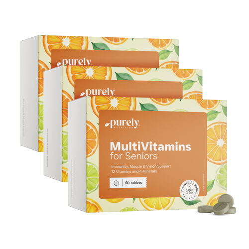 3x Multivitamin időseknek, összesen 180 tabletta