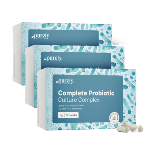 3x Complete Probiotic Culture – mikrobiológiai kultúra komplex, összesen 180 kapszula