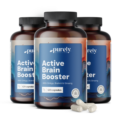 3x Active Brain Booster – a kognitív funkciók támogatása, összesen 360 kapszula