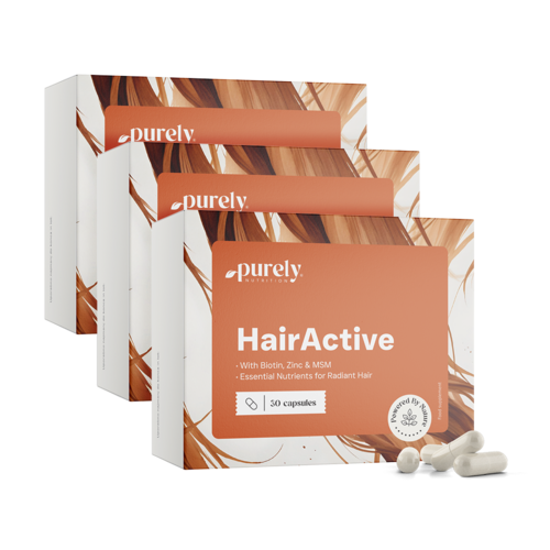 3x HairActive – hajkomplex, összesen 90 kapszula