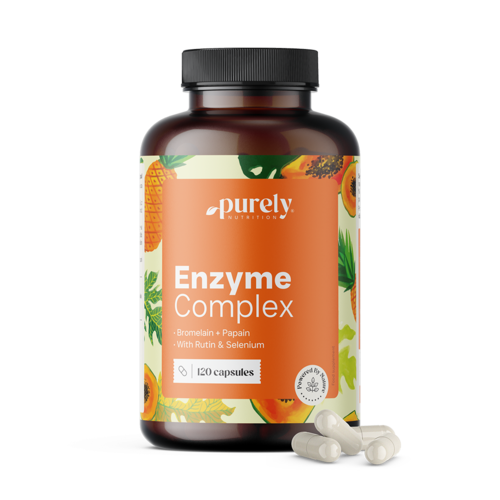 Enzim komplex – bromelain és papain keveréke, 120 kapszula