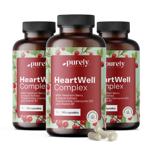 3x HeartWell - természetes kivonatok komplexe, összesen 270 kapszula