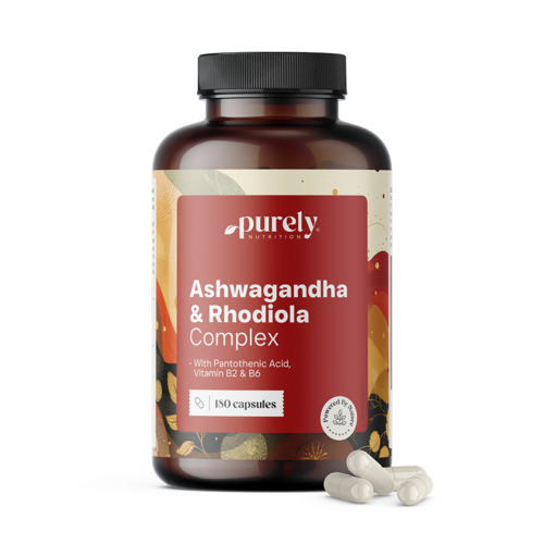 Ashwagandha és rózsagyökér – komplex a fizikai és szellemi teljesítményért, 180 kapszula