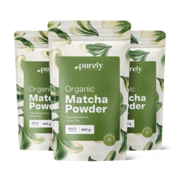3x BIO Matcha por, összesen 300 g