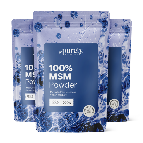 3x MSM por, összesen 1500 g