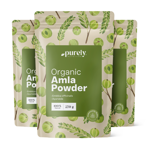 3x BIO Amla por, összesen 750 g