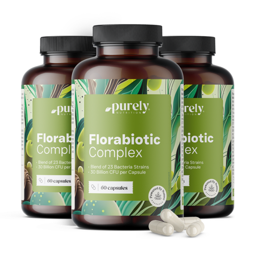 3x Florabiotic Complex – szimbiotikus formula 30 milliárd CFU-val, összesen 180 kapszula