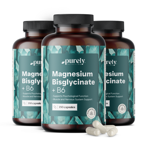 3x Magnézium-biszglicinát B6-vitaminnal, összesen 540 kapszula