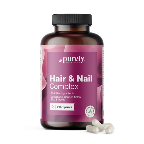 Hair & Nail Complex – vitaminok és ásványi anyagok a hajért és körmökért, 180 kapszula