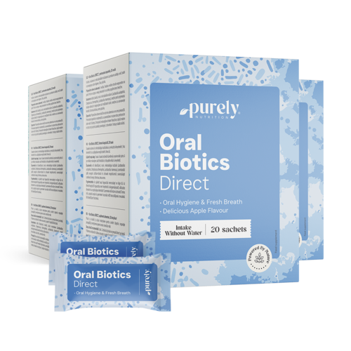 3x Oral Biotics DIRECT, összesen 60 tasak