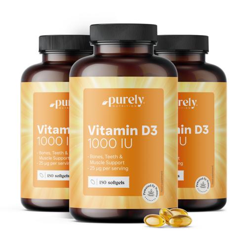 3x D3-vitamin 1000 NE, összesen 540 lágy kapszula