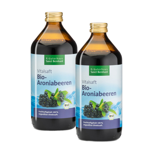 BIO Arónia gyümölcslé, 2 x 500 ml