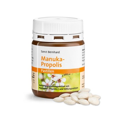 Manuka-propolis pastillák