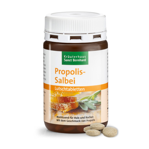 Propolis és zsálya pasztillák.