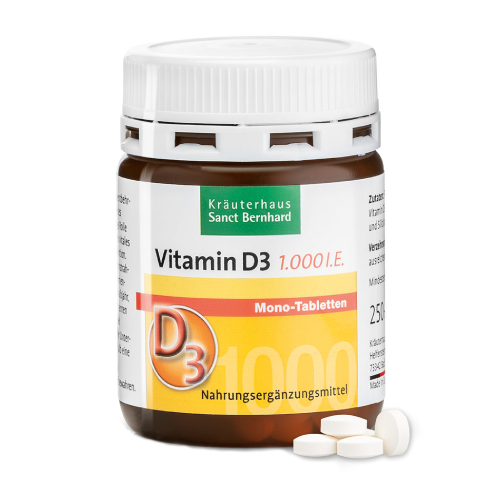 D3-vitamin 1000 NE, 250 tabletta