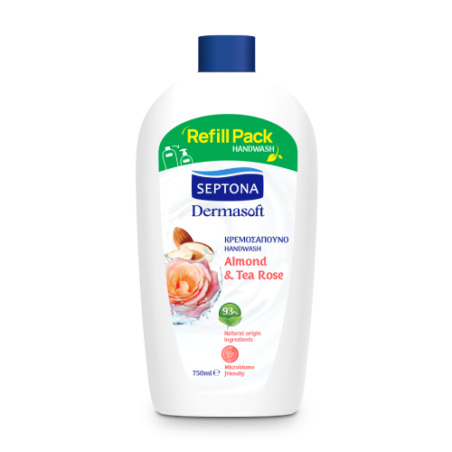 Dermasoft folyékony kéziszappan – mandula és rózsa