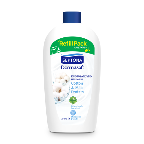 Dermasoft folyékony kéziszappan – gyapot és tej