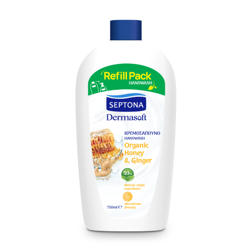 Dermasoft folyékony kéziszappan – méz és gyömbér