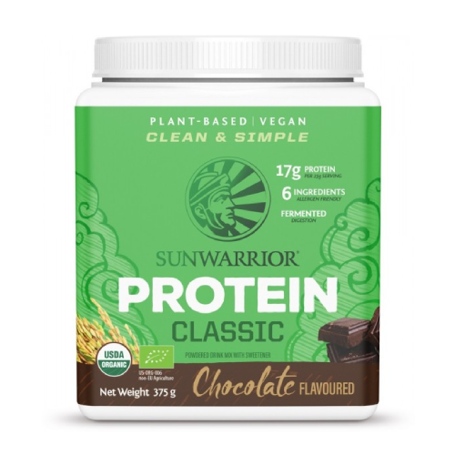 BIO Vegán fehérje por édesítőszerrel – csokoládé, 375 g