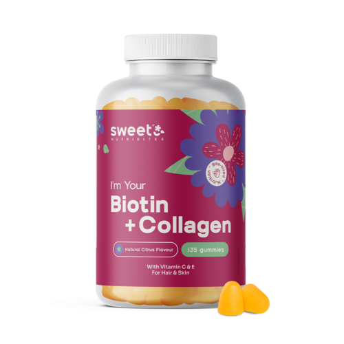 Biotin + kollagén, 135 gumicukor