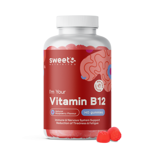 B12-vitamin 500 µg, 140 gumicukor